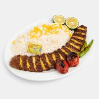 چلو کباب لقمه نگین دار