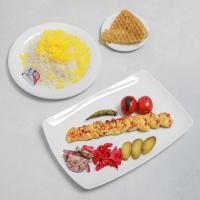 چلو جوجه کباب زعفرانی