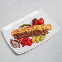 خوراک کباب میکس جوجه و کوبیده