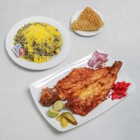 باقالی پلو با ماهی قزل آلا