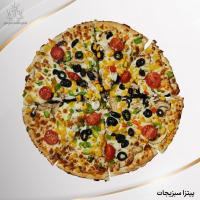  پیتزا سبزیجات آمریکایی