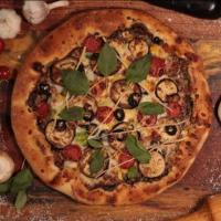 پیتزا سبزیجات سس قارچ	