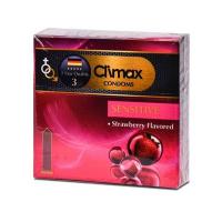 کاندوم ساده SENSETIVE توت فرنگی کلایمکس 3 عددی CLIMAX