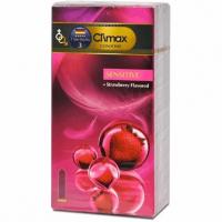 کاندوم SENS is TIVE کلایمکس اسانس توت فرنگی ۱۲ عددی