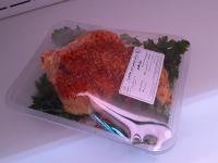 مرغ طعم دار شکم پر