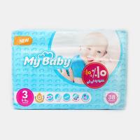 پوشک بچه سایز 3 مای بیبی (38 عددی)