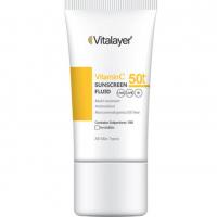 فلوئید ضدآفتاب ویتامین سی( ویتالیر)بی رنگ