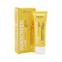 کرم ضد آفتاب رنگ بژ روشن مناسب پوست مختلط تا چرب سی گل SPF60