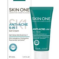 ژل کرم مناسب پوست آکنه دار اسکین وان 6 در یک