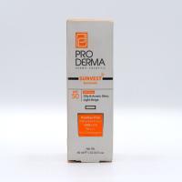 کرم ضد آفتاب رنگی بژروشن (پرودرما) SPF50 مناسب پوست چرب و جوشدار