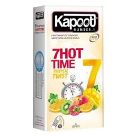 کاندوم کاپوت مدل 7Hot Time بسته 12 عددی