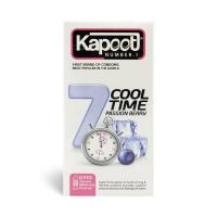 کاندوم کاپوت (Kapoot) مدل 7Cool Time Passion Berry بسته 12 عددی