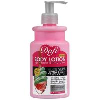 کرم لوسیون مرطوب کننده بدن انواع پوست آلوئه ورا دافی