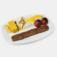 چلو کباب سلطانی گوشت مخصوص با برنج ایرانی