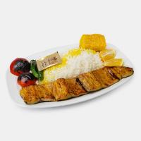 چلو ماهی قزل آلا با برنج هندی