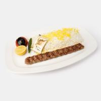 چلو کباب کوبیده معمولی ایرانی