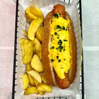 ساندویچ هات داگ پنیری