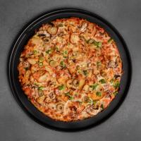 پیتزا مرغ تندوری (ایتالیایی)