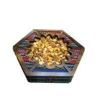 باکس کادویی ۶ ضعلی آجیل مخلوط یک کیلوگرم (کد 040)