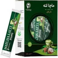 ماچا لته باطعم نارگیل وگان رژیمی پپتینا