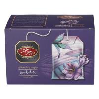 چای سیاه کیسه ای زعفرانی سحرخیز