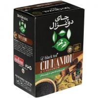 چای سیاه با دارچین و هل دو غزال
