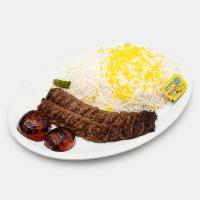 چلو کباب لقمه