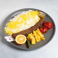 چلو کباب کوبیده گوسفندی