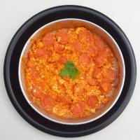 بشقاب سوسیس تخم مرغ