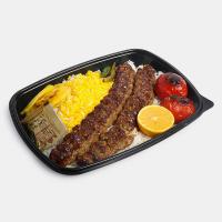 چلو کباب کوبیده مخصوص (دو سیخ)