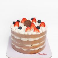 کیک کارامل و رزبری 1 کیلوگرم