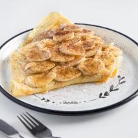 کرپ موز و کره بادام زمینی