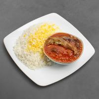 چلو خورشت قیمه بادمجان