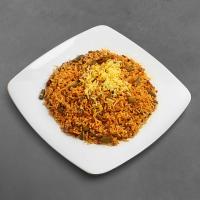 لوبیا پلو با گوشت چرخ کرده