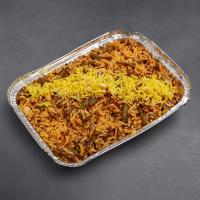 لوبیا پلو با گوشت چرخ کرده اقتصادی