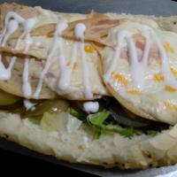ساندویچ ژامبون مرغ تنوری