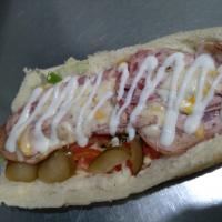 ساندویچ ژامبون گوشت تنوری