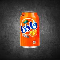 نوشابه قوطی فانتا پرتقالی