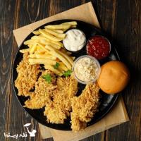 چیکن استریپس 4 تکه اسپایسی