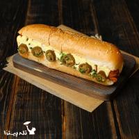 ساندویچ هات داگ هالوپینو