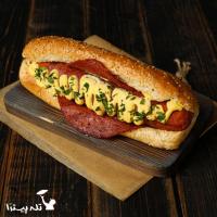 ساندویچ هات داگ بیکن