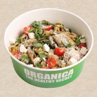 سالاد پاستا مدیترانه ای بدون مرغ رژیمی