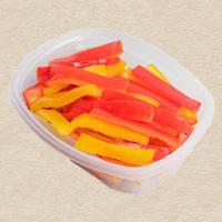 اسلایس فلفل دلمه رنگی