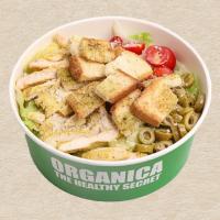 سالاد سزار با مرغ رژیمی