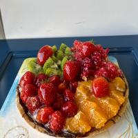 تارت میوه مخلوط بزرگ