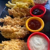 چیکن استریپس چهار تکه