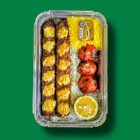 چلو کباب کوبیده نگینی