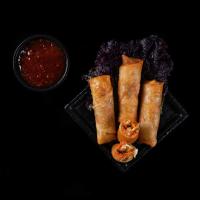 اسپرینگ رول مرغ و پنیر