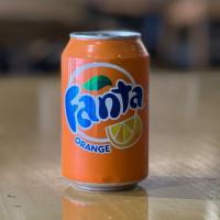نوشابه قوطی فانتا پرتقالی