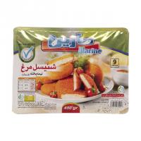 شنیسل مرغ نیمه پخته مارین